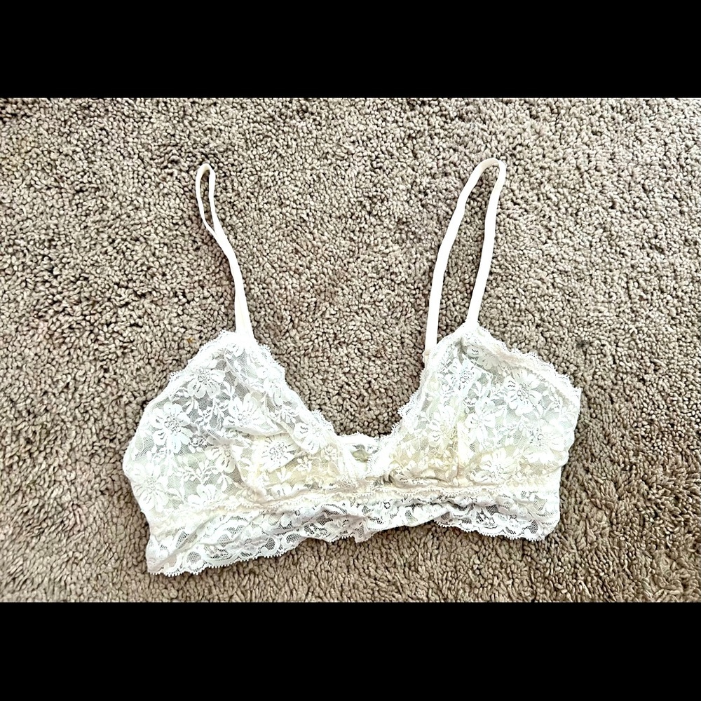 H&M White lace bralette
